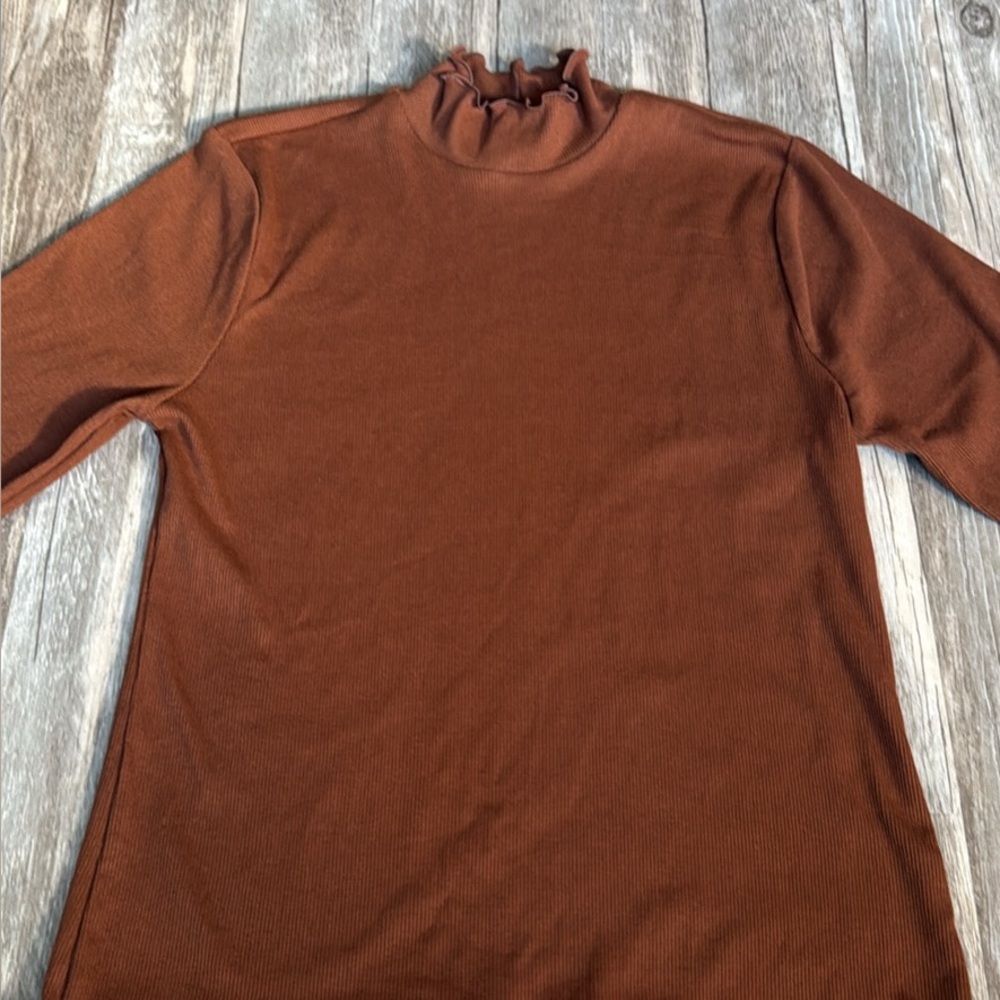 Old Navy Girls Top Mock Edge Rib Top